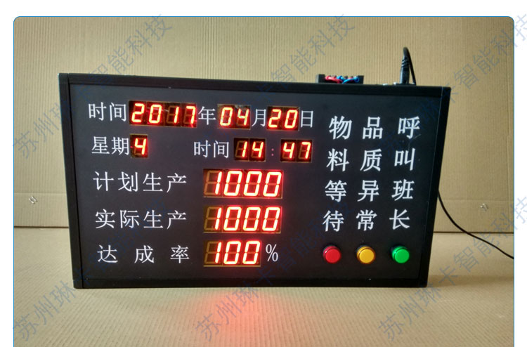 山东某某机械重工安灯系统案例