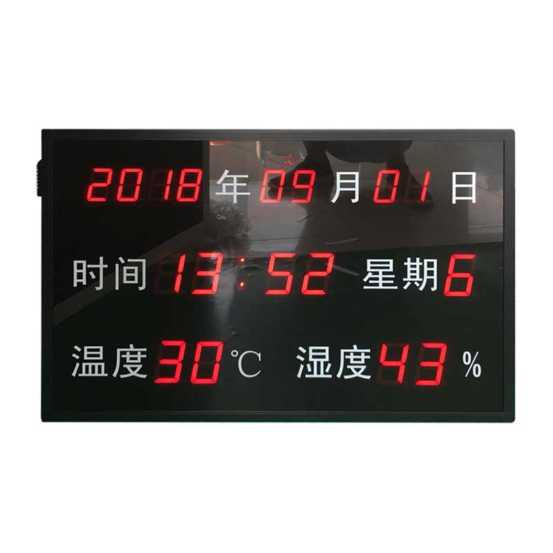 温湿度时间显示屏
